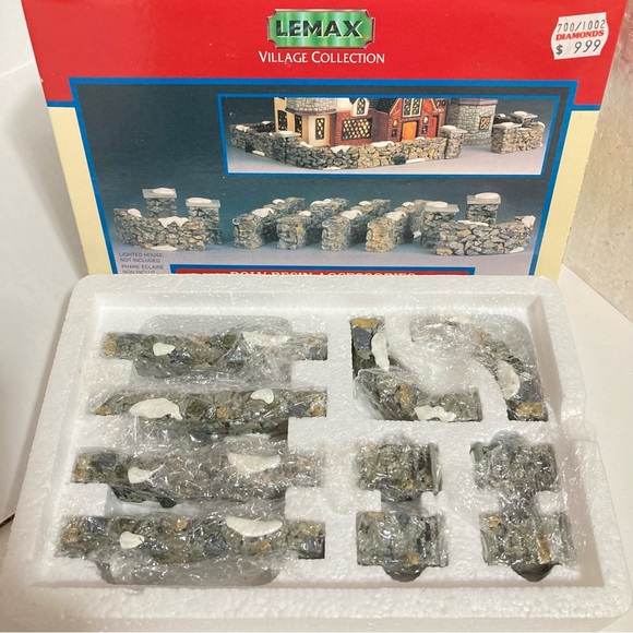 LEMAX Village 1999 Stone Wall Accessory. Never Displayed - Picture 3 of 5